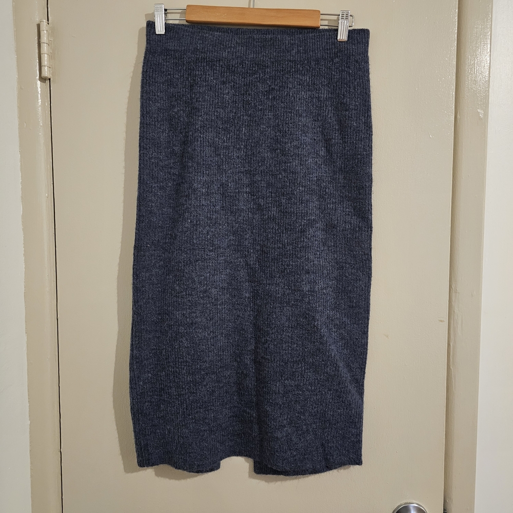 George Navy Pencil Skirt